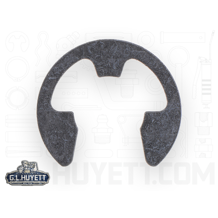 ROTOR CLIP External-E E-Clip, Carbon Spring Steel Phosphate Finish SE-031